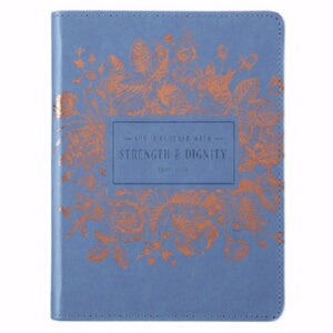Journal Lux-Leather Flexcover Strength and Dignity