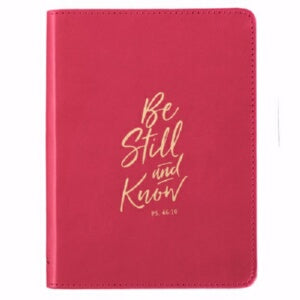 Journal Lux-Leather Flexcover Be Still and Know