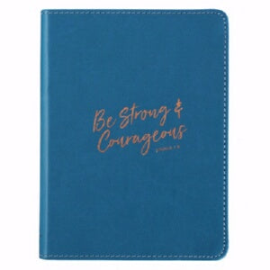 Journal Lux-Leather Flexcover Be Strong & Courageo