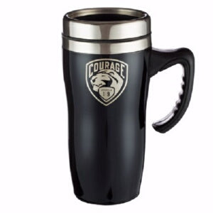 Travel Mug-Courage w/Handle (Stainless)