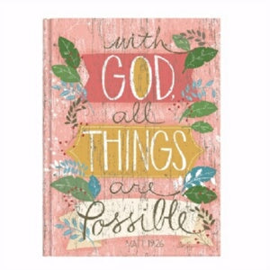 Scripture Casebound Journal-All Things Are Possibl