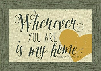 Framed Art-Wherever You Are (Homespun Collection)