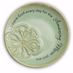 Trinket Dish-Amazing Mom (4 7/8" Diameter)