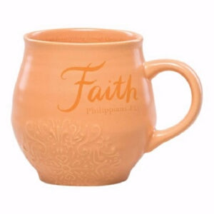 PRE-ORDER: Mug-Stoneware-Faith-Philippians 4:13 (14 Oz) (Aug)