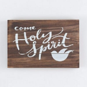 PRE-ORDER: Wood Decor-Holy Spirit (11 x 8) (Aug)