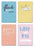 Card-Boxed-Thinking Of You-Bible Letters (Box Of 1