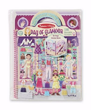 Activity Book-Puffy Sticker: Day Of Glamour (Ages