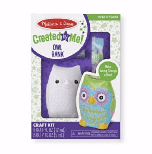 Created By Me! Owl Bank Kit (Ages 8+)