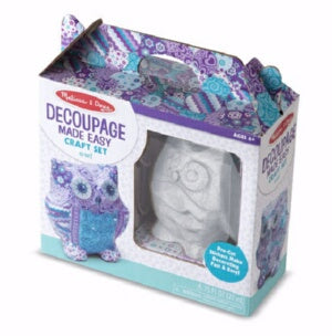 Craft Kit-Decoupage Made Easy: Owl (Age 6+)