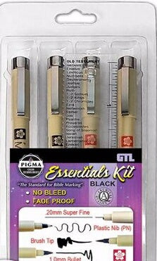 Pigma Micron Essentials Kit (Set Of 5) Pen