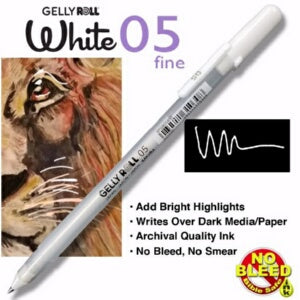 Gelly Roll Classic (05) Fine-White Pen