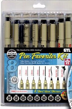 Pigma Micron Favorites Kit #8 Pen