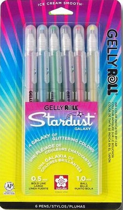 Gelly Roll Stardust-Galaxy (6 Pack) Pen