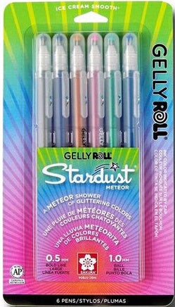 Gelly Roll Stardust-Meteor (6 Pack) Pen