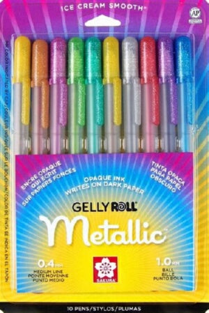 Gelly Roll Metallic (10 Pack Assorted) Pen
