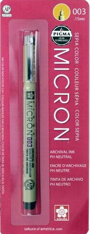 Pigma Micron (003) Ultra Extra Fine Point Bibl Pen