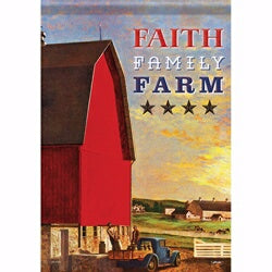 Flag-Garden-Faith Family Farm (12.5" x 18")