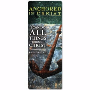 Jumbo Bookmark-Anchored In Christ (Philippians 4:1