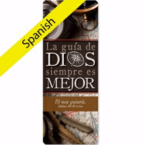 Jumbo Bookmark-God's Direction Is Always Best-Spanish