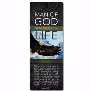 Jumbo Bookmark-Man Of God/Renewed (Isaiah 40:31)