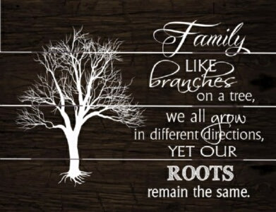 Rustic Pallet Art-Family-Branches (9 x 12)