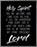 Framed Art-Holy Spirit (Black) (11 X 14) (Farmhous