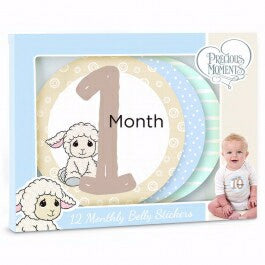 Sticker-Luffie Lamb Baby's Monthly Milestones (Pac