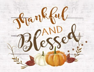 Rustic Pallet Art-Thankful And Blessed (White) (9