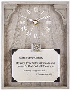 Clock-Framed Tabletop-Appreciation (Thessalonians