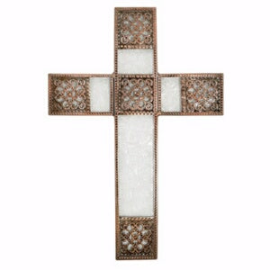 Cross-Spiritual Harvest-Wall-Bronze (6.75" X 9.75"