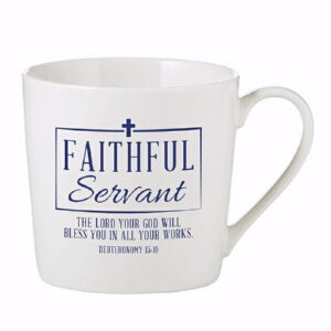 Mug-Cafe-Faithful Servant (14 Oz)