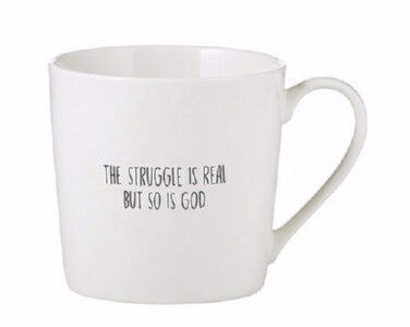 Mug-Cafe-The Struggle Is Real (14 Oz)