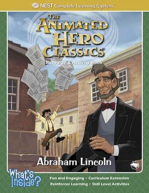 Abraham Lincoln Activity And Coloring Book - Instant Download Instant Download
