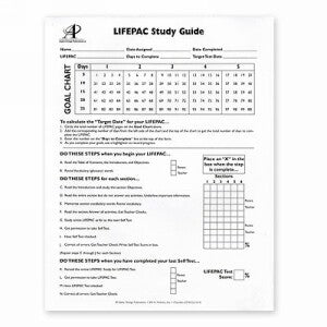 LIFEPAC Home School Resources LIFEPAC Study Guide