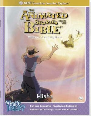 Elisha Activity And Coloring Book - Instant Download