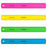 12" Shatterproof Ruler with Anti-Microbial, Assorted Translucent Colors, Pack of 12