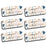 Magnetic Whiteboard Eraser, Everyone is Welcome, Pack of 6