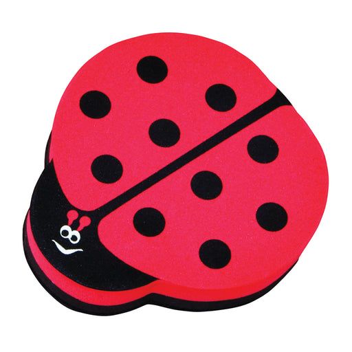 (6 Ea) Magnetic Whiteboard Eraser Ladybug