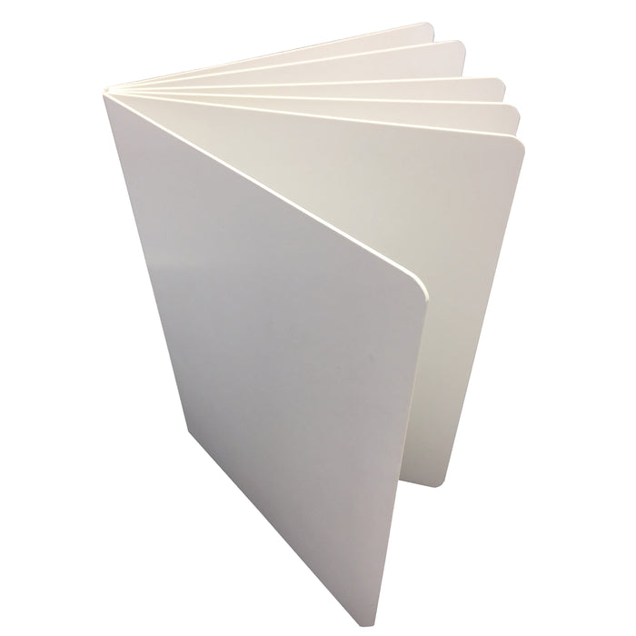 (6 Ea) White Hardcover Blank Book 6x8