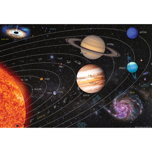 10ct Solar System Learning Placemat 13x19 Single Sided Smart Poly