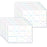 Smart Poly® PosterMat Pals™ Space Savers, 13" x 9-1-2", Shapes Tracing, Pack of 10