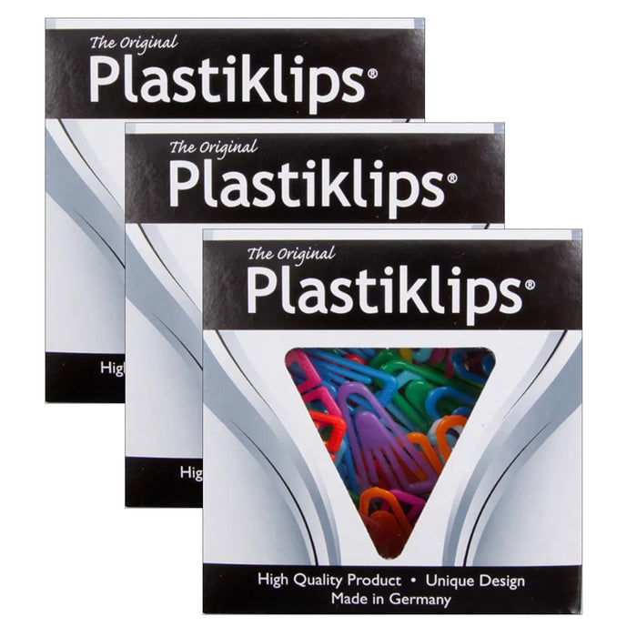 (3 Pk) Plastiklips Assrtd Sizes Box Of 315