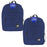 17" Classic Backpack, Navy Blue, Pack of 2