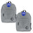 17" Classic Backpack, Gray, Pack of 2