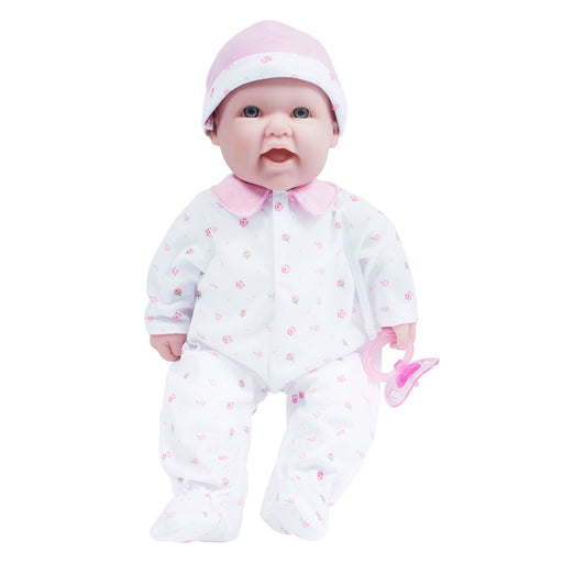 16in Soft Baby Doll Pink Caucasian W-pacifier