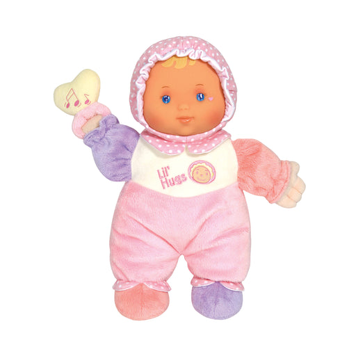 12in Bbys First Soft Doll Caucasian W-rattle