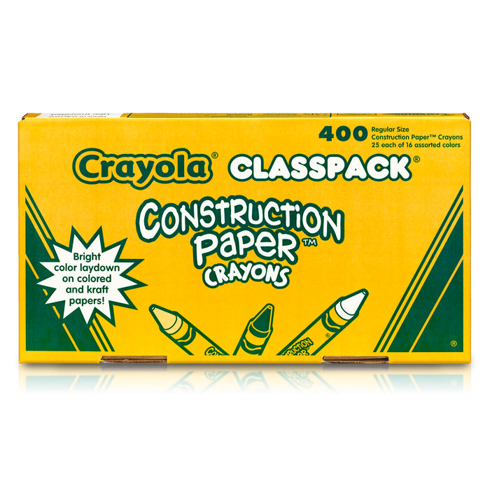 Construction Paper Crayon 400 Ct Class Pk Regular Size