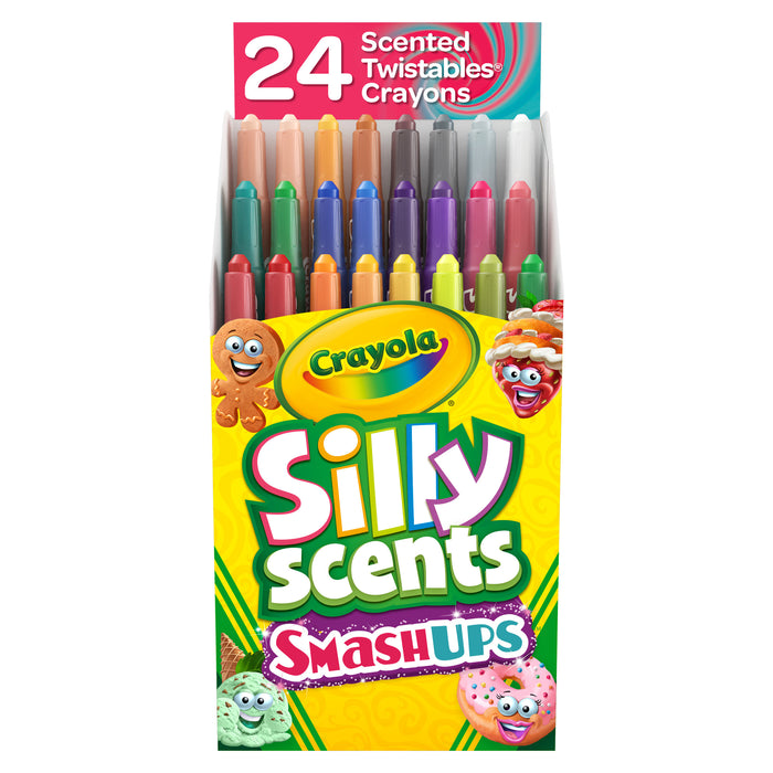 (4 Bx) 24ct Scented Mini Crayons Smash Ups