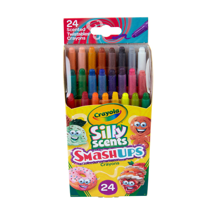 (4 Bx) 24ct Scented Mini Crayons Smash Ups