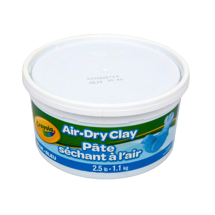 (4 Ea) 2.5lb Air Dry Clay Tub Blue